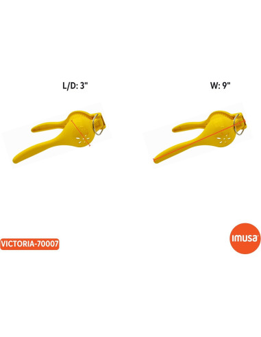 Exprimidor Manual IMUSA de Limón y Lima Amarillo