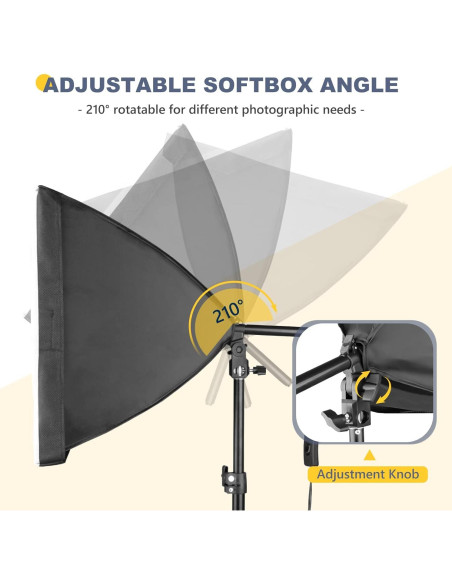 Kit de Iluminación Profesional Torjim Softbox 40cm LED 85W Kit de Iluminación Profesional Torjim Softbox 40cm LED 85W