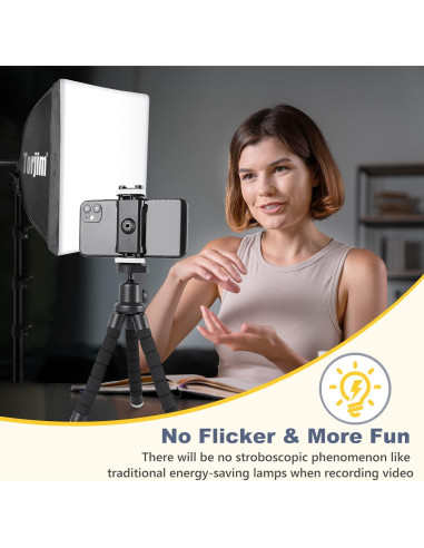 Kit de Iluminación Profesional Torjim Softbox 40cm LED 85W