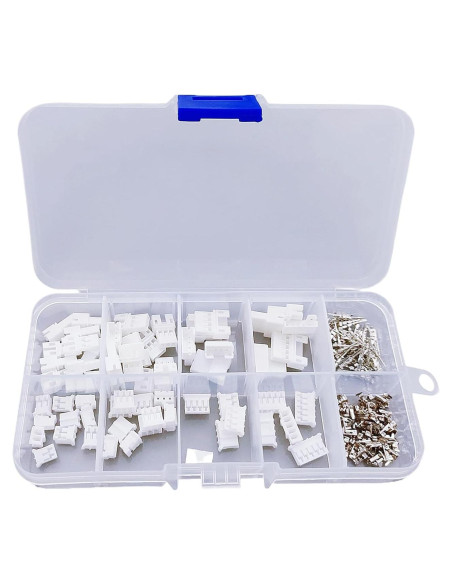 Kit de Conectores JST PH 2.0 Macho y Hembra 2/3/4/5 Pines Kit de Conectores JST PH 2.0 Macho y Hembra 2/3/4/5 Pines
