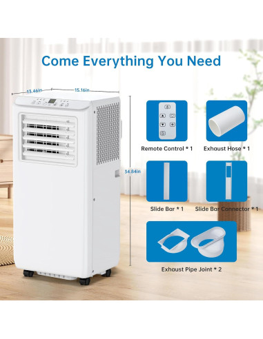 Aire Acondicionado Portátil Zstar 8000 BTU 3 en 1 32,52 m