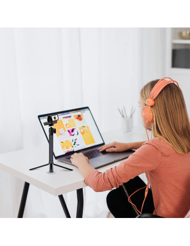 Trípode Extensible para Webcam JCWINY 25.4-76.2 cm Aluminio