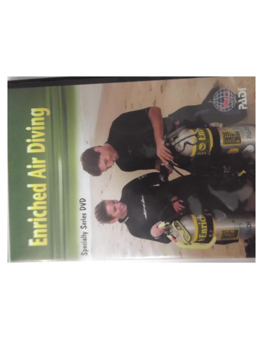 Curso PADI Buceo Aire Enriquecido en DVD - 18.03x13.77 cm