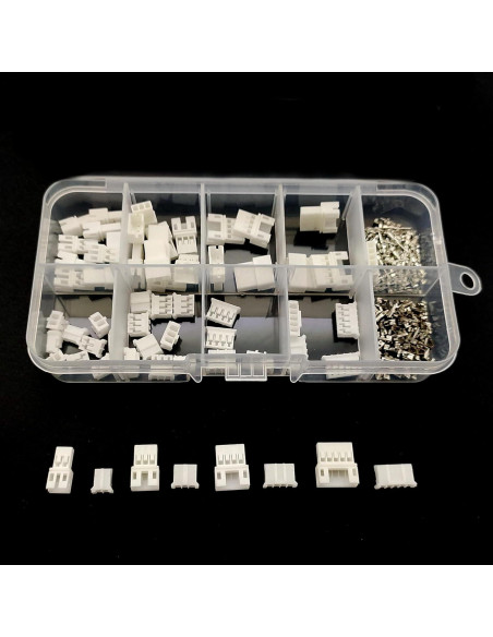 Kit de Conectores JST PH 2.0 Macho y Hembra 2/3/4/5 Pines Kit de Conectores JST PH 2.0 Macho y Hembra 2/3/4/5 Pines