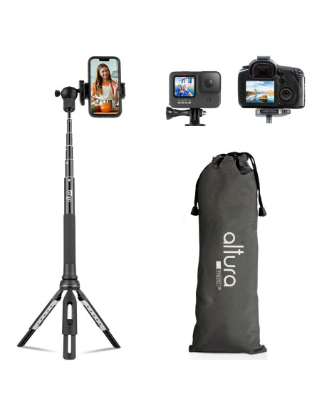 Trípode y Monopod Altura Photo 139.7 cm - Soporte Celular y GoPro Trípode y Monopod Altura Photo 139.7 cm - Soporte Celular y GoPro