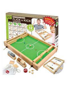 Juego de Mesa Madera Soy FLICK n KICK Deluxe 12 Juegos