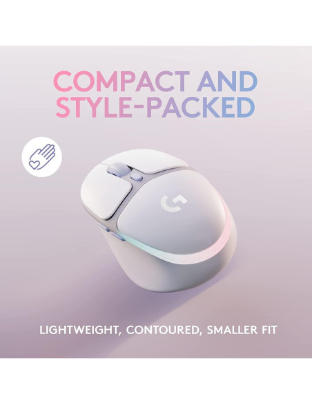 Ratón Inalámbrico Logitech G705 RGB Ligero 85g - Niebla Blanca Ratón Inalámbrico Logitech G705 RGB Ligero 85g - Niebla Blanca