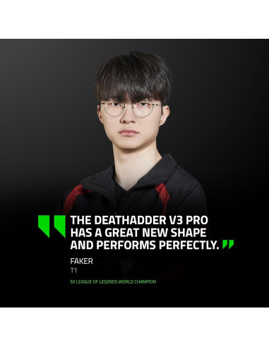 Razer DeathAdder V3 Pro Ratón Gaming Inalámbrico 63g