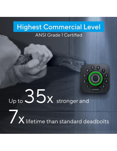 Cerradura Inteligente ULTRALOQ U-Bolt Pro WiFi 8-en-1