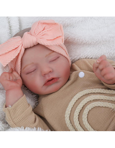Muñeca Reborn Realista CHAREX 51 cm Ponderada Hecha a Mano