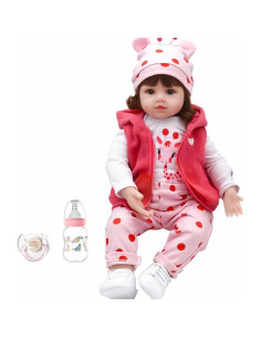 Muñeca Reborn CHAREX 45.72 cm Silicona Suave Accesorios 2