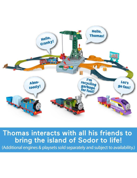 Tren de Juguete Motorizado Thomas Hablante Fisher-Price Tren de Juguete Motorizado Thomas Hablante Fisher-Price