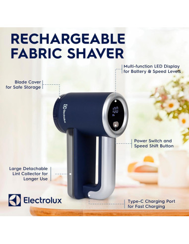 Afeitadora de Telas Electrolux LX-300R Recargable LED 3 Velocidades