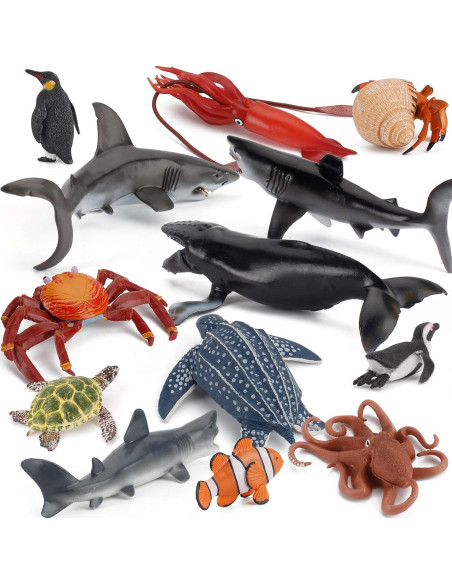Figuras de Animales Marinos Fantarea 22 PCS Juguete Educativo Figuras de Animales Marinos Fantarea 22 PCS Juguete Educativo