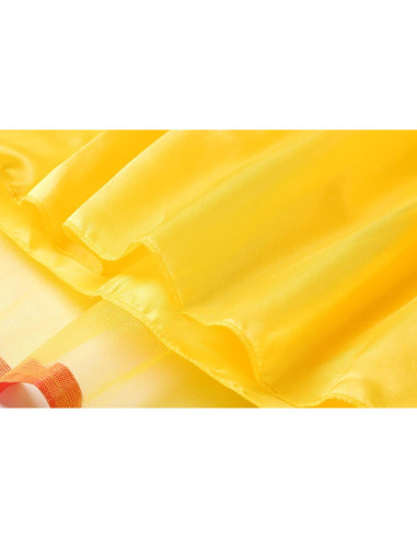 Vestido de Princesa Amarillo ReliBeauty para Niñas 4-5 Años