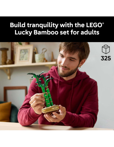 LEGO Botanicals Lucky Bamboo 29 cm - Planta Artificial Decorativa
