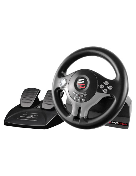 Volante de Carreras Subsonic SV250 con Pedales y Cambio Volante de Carreras Subsonic SV250 con Pedales y Cambio