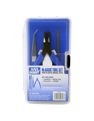 Juego de Herramientas Básicas GSI Creos Mr. Hobby 4 Piezas