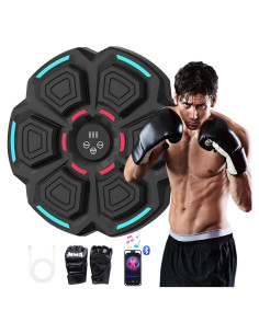Máquina de Boxeo Musical Keyoung con Guantes - 40x40cm