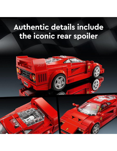 LEGO Speed Champions Ferrari F40 76934 - Set de Construcción 318 Piezas LEGO Speed Champions Ferrari F40 76934 - Set de Construcción 318 Piezas