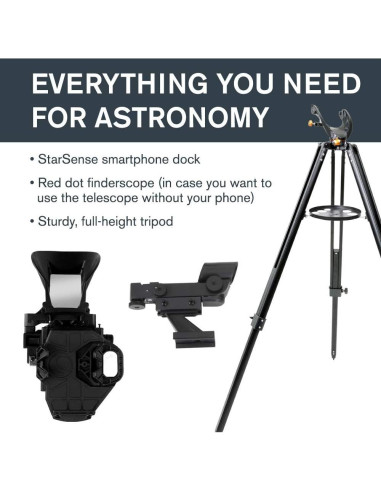 Telescopio Reflector Newtoniano Celestron StarSense 114mm