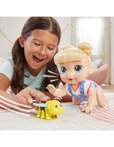 Muñeca Bebé Baby Alive Harper Hugs que Gatea 27 cm Muñeca Bebé Baby Alive Harper Hugs que Gatea 27 cm