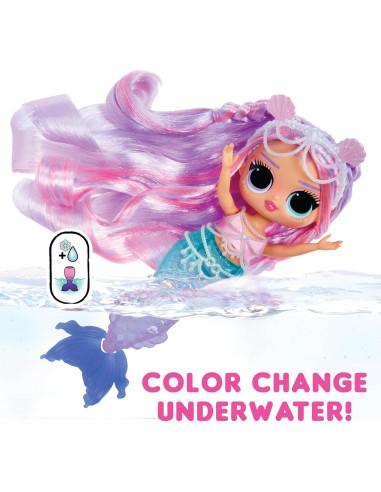 Muñeca L.O.L. Surprise Tweens Sirena Lana Marina - Cola que Cambia de Color y Accesorios