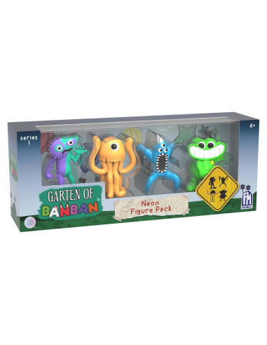 Minifiguras Neón Garten of Banban - Paquete de 4 Unidades