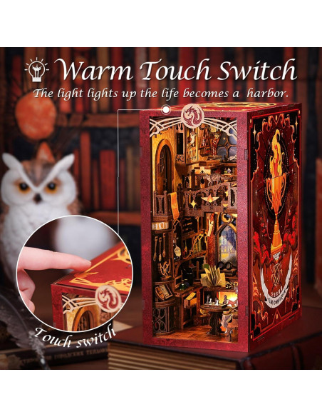 Kit Casa Miniatura Fsolis RK01 DIY Sujetalibros Decorativo Kit Casa Miniatura Fsolis RK01 DIY Sujetalibros Decorativo