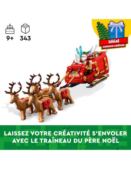 Trineo de Santa LEGO 40499 - Juguete de construcción 343 piezas Trineo de Santa LEGO 40499 - Juguete de construcción 343 piezas
