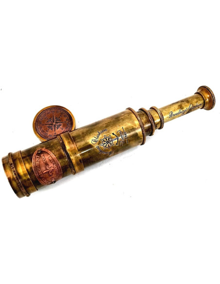 Telescopio de Bronce ALADEAN Scout 50,8 cm Alta Magnificación Telescopio de Bronce ALADEAN Scout 50,8 cm Alta Magnificación