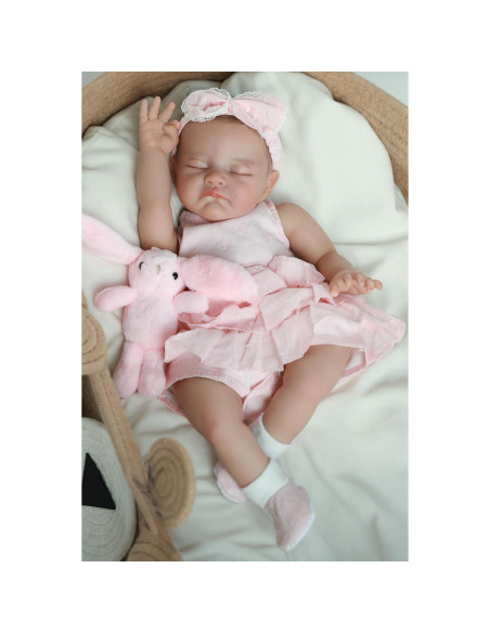 Muñeca Reborn WOOROY August - 50.8 cm Hecha a Mano Muñeca Reborn WOOROY August - 50.8 cm Hecha a Mano