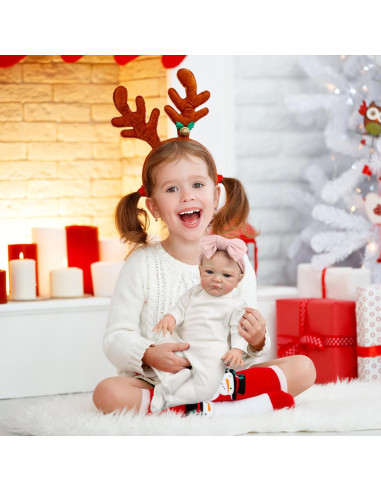 Muñeca Reborn Realista WOOROY 50.8 cm con Accesorios
