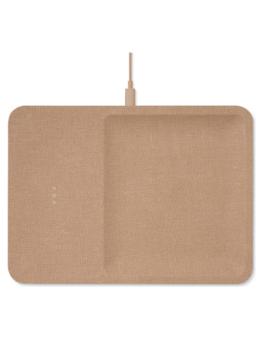 Cargador Inalámbrico Courant Catch:3 Lino Camel 10W