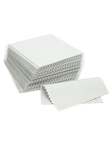 Paño de Limpieza de Joyería CATIFLIN 100 Pcs Gris 8x8 cm Paño de Limpieza de Joyería CATIFLIN 100 Pcs Gris 8x8 cm