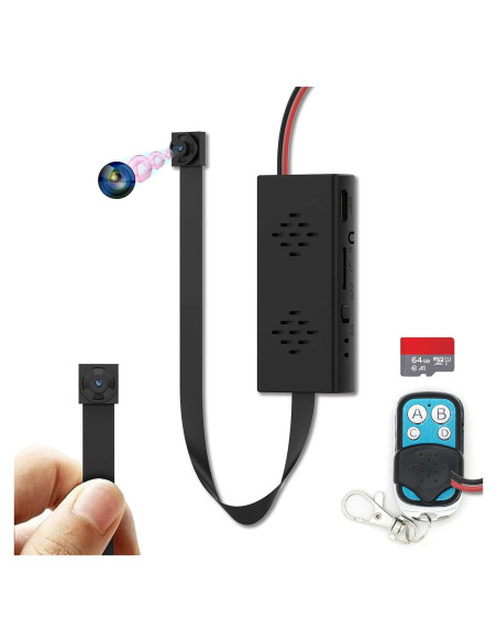 Cámara de Seguridad Mini 4K QAOLZCC Inalámbrica con Control Remoto Cámara de Seguridad Mini 4K QAOLZCC Inalámbrica con Control Remoto