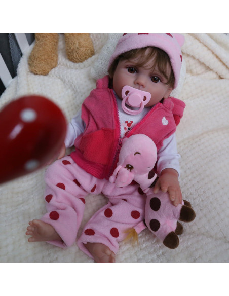 Muñeca Reborn Realista Charex 45 cm Silicona para Niños 3+ Muñeca Reborn Realista Charex 45 cm Silicona para Niños 3+