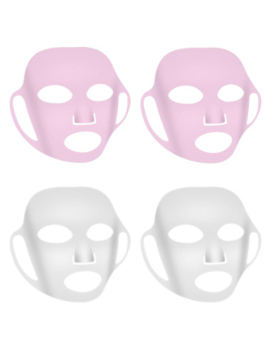 Mascarilla Facial Reutilizable Ptwola 4 Hojas Silicona 3D