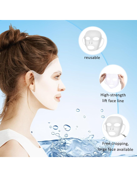 Mascarilla Facial Reutilizable Ptwola 4 Hojas Silicona 3D Mascarilla Facial Reutilizable Ptwola 4 Hojas Silicona 3D