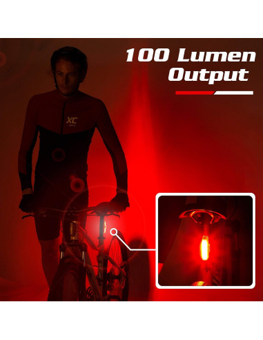 Luz Trasera LED Apace Vision Guard G3X Pro100 100 Lúmenes