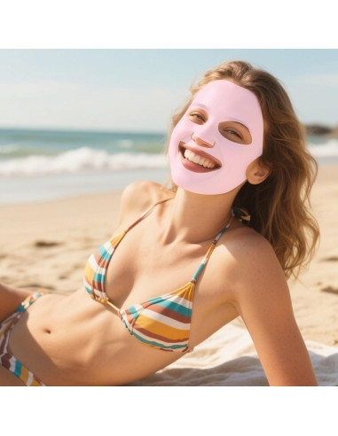 Mascarilla Facial Reutilizable Ptwola 4 Hojas Silicona 3D
