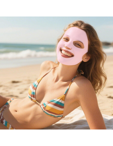 Mascarilla Facial Reutilizable Ptwola 4 Hojas Silicona 3D Mascarilla Facial Reutilizable Ptwola 4 Hojas Silicona 3D