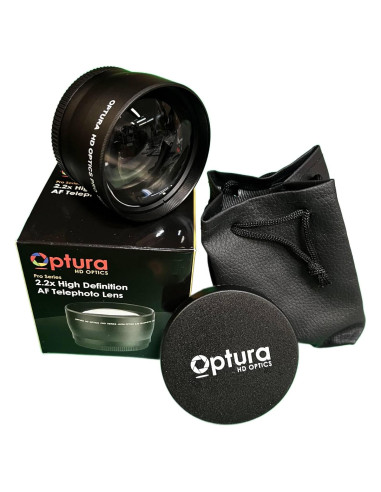 Lente Telephoto 58mm 2.2X OPTURA HD para Canon EOS