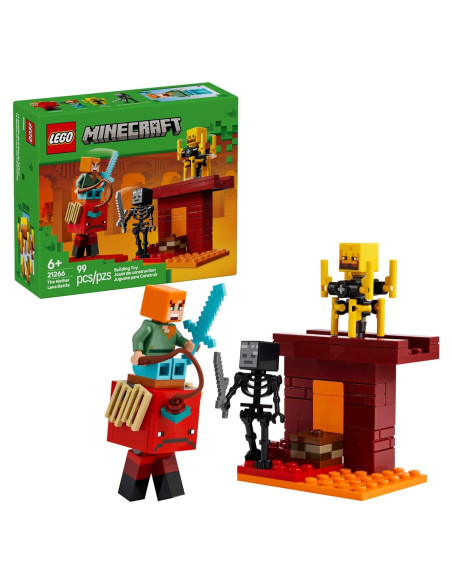 LEGO Minecraft Batalla de Lava del Nether 21266 - 99 Piezas LEGO Minecraft Batalla de Lava del Nether 21266 - 99 Piezas