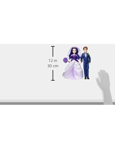 Muñecas Mal y Ben Disney Descendants - Boda Real, 2 Piezas