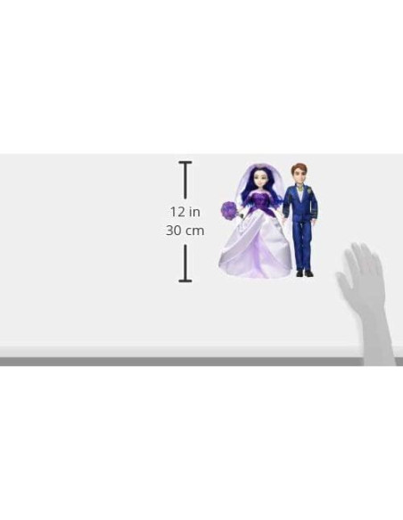 Muñecas Mal y Ben Disney Descendants - Boda Real, 2 Piezas Muñecas Mal y Ben Disney Descendants - Boda Real, 2 Piezas