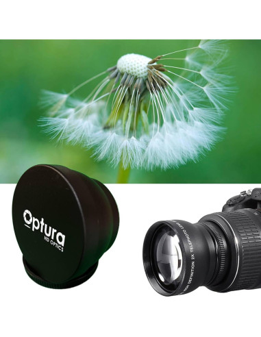 Lente Telephoto 58mm 2.2X OPTURA HD para Canon EOS
