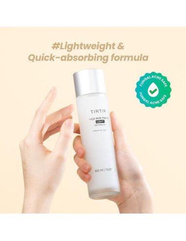 TIRTIR Tónico Leche Piel 32g | Hidratación Vegana