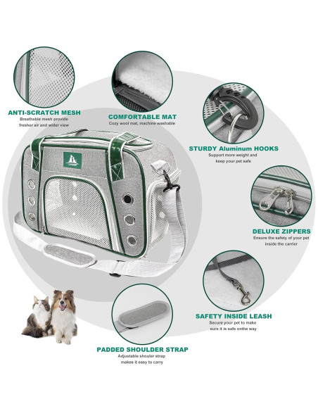 Transportín Lifeand para Gatos y Perros Pequeños 43x29cm Transportín Lifeand para Gatos y Perros Pequeños 43x29cm