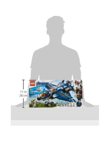 LEGO Quinjet Marvel 76126 con Black Widow y Thor